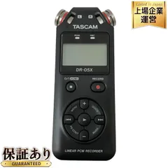 TASCAM ICレコーダー DR-05X ボイスレコーダー 集音機 中古 O9468986