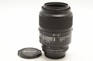 【 美品 】Nikon AF MICRO NIKKOR 105mm F2.8 ニコン Fマウント 中望遠単焦点マクロレンズ★KT832