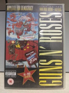 ☆GUNS N’ ROBES☆APPETITE FOR DEMOCRACY LIVE AT THE HARD ROCK CASINO - LAS VEGAS【必聴盤】ガンズ ライヴ DVD