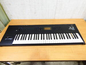 【ジャンク!KORG シンセサイザー X3★コルグ/鍵盤楽器/電源コード欠品/状態考慮＠160（1）】