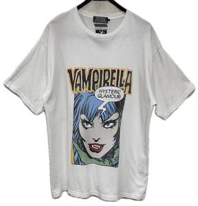 ＊ヒステリックグラマー HYSTERIC GLAMOUR×VAMPIRELLA アメコミ プリント 半袖 Tシャツ トップス L　　　　　 　BJBE.A