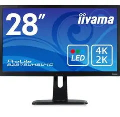 iiyama 28型4K モニター ディスプレイ B2875UHSU-B1C