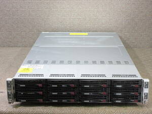 【HDD,CPU,MEM 無し】SGI SuperServer CMN2112-217-20 (Supermicro X10DRT-PIBF/BPN-ADP-6SATA3P/RSC-R1UTP-E16R) ×4セット / No.T029