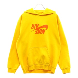 ナイキ ×Travis scott Cactus Jack Hoodie トラヴィススコット カクタスジャック プルオーバースウェットパーカー フーディー イエロー