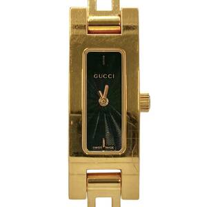 GUCCI グッチ 3900L クォーツ 稼働品 イエローゴールド レディース メンズ W09036AL7G