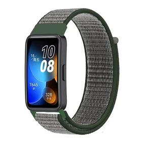 HUAWEI Band 9 8 オリーブ 替えベルト バンド ナイロン ループ ストラップ スポーツバンド ナイロンベルト スポーツ ベルト 交換ベルト