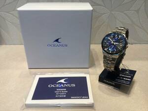 【新品】OCEANUS オシアナス Bluetooth ソーラー電波腕時計 OCW-S5000E-1AJF☆未使用