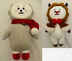 BTS BT21 RJ JIN ジン 公式 完売品 グッズ ぬいぐるみ 2018 2019 スタンディングドール ウインター Standing Doll Winter