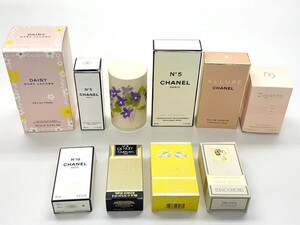 D334-□ CHANEL NINA RICCI DAISY GUERLAIN 他 香水 箱付き 10点 まとめ セット 7.5ml-100ml