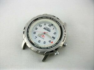 C31u40★ジャンク TIMEX 古い腕時計 リーフギア クオーツ時計 タイメックス 中古