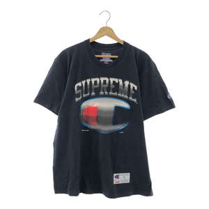 Supreme × Champion シュプリーム チャンピオン 【men4294M】 Chrome S/S Top Tee T-SHIRT 19SS 半袖Tシャツ トップス メンズ 51N