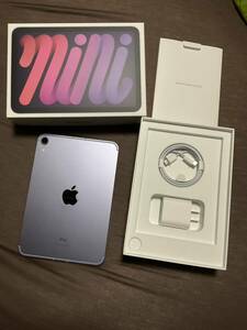 【美品】iPad mini Wi-Fi + Cellular モデル 256GB パープル SIMフリー