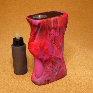 ■JB Woodworks｜Archerfish Stabilized wood Mosfet Semi Mech BF Mod [Authentic] 中古・良品 Vape ハイエンド セミメカ 電子タバコ