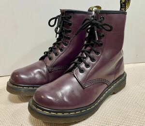 Dr Martens ドクターマーチン 8ホール ブーツ UK4パープル