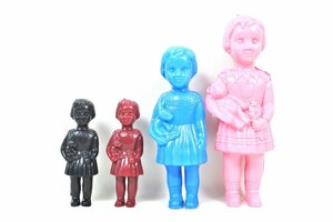 ▼クロネット ドール Clonette Doll 4体セット ガーナ製 リサイクル・プラスチック Baby DeiDei インテリア 置物