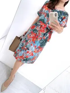 【極美品✨】定価20万❤️ ERDEM✨サイズUK10✨シルク100%ワンピース