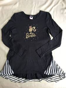 ☆Barbie☆バービー☆後ろがかわいい！長袖チュニック☆長袖Tシャツ ☆２☆160センチ☆新品