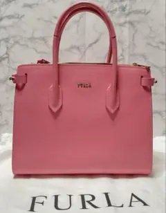 FURLA♡ピンクハンドバッグ