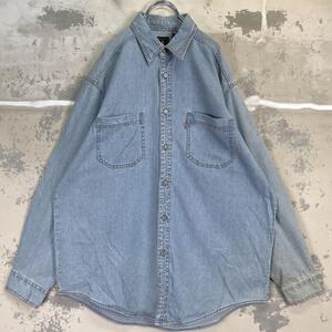 90s LEVI’S リーバイス デニムシャツ レッドタブ USA古着 ゆるだぼ