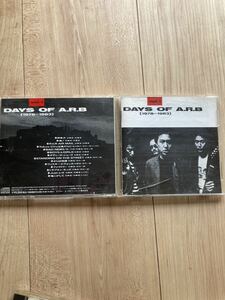 ARB DAYS OF A.R.B Vol.1(1978-1983) ベスト