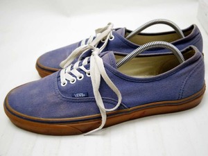 29cm相当　定番！！大人気！！　VANS　バンズ　authentic　オーセンティック　ローカット　スニーカー　ライトインディゴ　スケボー　/P489