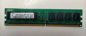 中古 KR M378T6553BG0-CCC Samsung 512MB PC2-3200 DDR2-400 1.8V 240pin【中古】