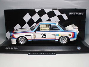 ▲入手困難！Minichamps 1/18 BMW 3.0 CSL25 1971 新品 ミニチャンプス PMA