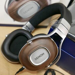 新品DENON AH-MM400 ヘッドフォン ウッドボディデノン オーバーイヤーヘッドフォン AHMM400