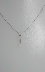 Ptダイヤペンダントネックレス！0.15ct.。「STAR JEWELRY(スタージュエリー)」。