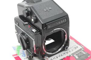 【動作確認済／希少／極上美品】 マミヤ Mamiya M645 1000S ボディ AE プリズムファインダー 取説 x 2 MT4129 