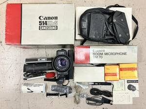 キャノン Canon 514XL-S Canosound Boom Microphone BM 70 8ミリビデオカメラ シネカメラ マイクロフォン バッグ まとめ ジャンク D80