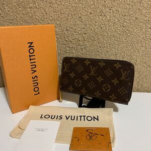 美品　 LOUIS VUITTON ルイヴィトン モノグラム ラウンドファスナー ジッピーウォレット 長財布　ローズ