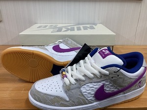 【未使用】 NIKE SB DUNK LOW PRM RL Pure Platinum and Vivid Purple FZ5251-001 ナイキSB 28.0cm（M7420）