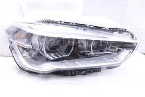 30-2192★美品★前期 LED F48 BMW X1★右ヘッドライト 63.11-7495006-06 ブラック 純正★BMW (RO)