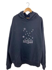 Maison Margiela◆22AW/Embroidered Logo Hoodie/カレンダー/L/BLK/S50GU0202/タグ付