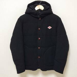 BEAMS別注◎【DANTON】ダントン×ビームス コラボ ダウン ジャケット パーカー コート Vetements de Travail ブラック 黒 メンズ40/Y3476j