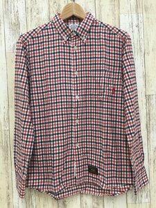 128B WTAPS 15AW CHECK L/S 01 SHIRT COTTON FLANNEL 151LTDT-SHM04【中古】