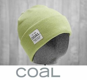 【新品:送料無料】23 COAL THE UNIFORM MID - ACID GREEN コール ニット帽 スノーボード 帽子