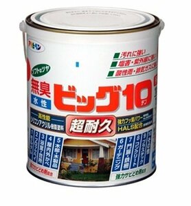 まとめ買い アサヒペン 水性ビッグ10多用途 208ニースグリーン 1.6L 〔3缶セット〕