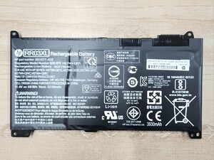 【送料無料】純正 HP ProBook 470 G4 G5 430 G4 G5 450 G4 G5 455 G4 G5等用 中古 バッテリー RR03XL 11.4V 48Wh 3930mAh HPバッテリー_3