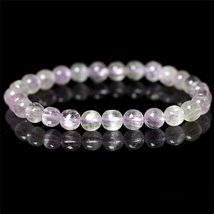 〔K1636〕高品質 約6mm キャッツアイクンツァイト スポジュメン Kunzite ブレスレット