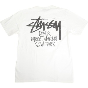 STUSSY ステューシー ×DOVER STREET MARKET 23AW STOCK DSM NEW YORK WHITE TEE Tシャツ 白 Size 【S】 【新古品・未使用品】 20808531