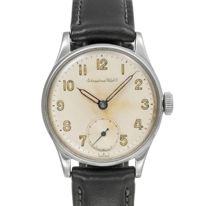 1947年頃 IWC ラウンド スモールセコンド Ref.**** アンティーク品 メンズ 腕時計