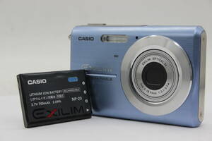 【返品保証】 カシオ Casio Exilim EX-Z75 ブルー 3x バッテリー付き コンパクトデジタルカメラ v625