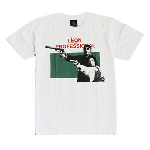 レオン LEON 映画 マチルダ ジャンレノ スケーター ストリート系 デザインTシャツ おもしろTシャツ メンズ 半袖 ビッグ ★tsr0294-wht-m