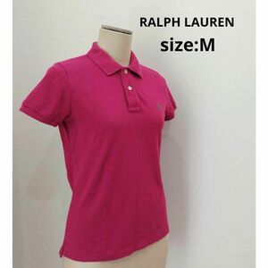 RALPH LAUREN ラルフローレン ポロシャツ レディース M ピンク