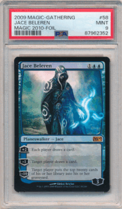 Jace Beleren 2009 Magic Gathering MTG Magic マジック・ザ・ギャザリング 2010-Foil Parallel PSA 9 ジェイス・ベレレン