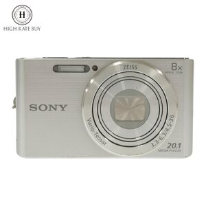 1円スタート SONY ソニー Cyber-Shot サイバーショット DSC-W830 デジタルカメラ デジカメ コンデジ 3,3-6,3/4,5-36 シルバー 動作未確認