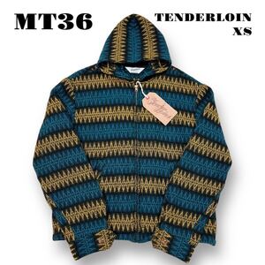 ★年末セール中！ TENDERLOIN テンダーロイン INDIAN ZIP PARKER インディアン ジップ パーカー TURQUOISE ターコイズ ブルー イエロー XS