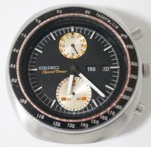 ジャンク不動 SEIKO SPEED-TIMER 6138-0011 21石 自動巻き メンズ腕時計 部品取り セイコー 5スポーツ スピードタイマー